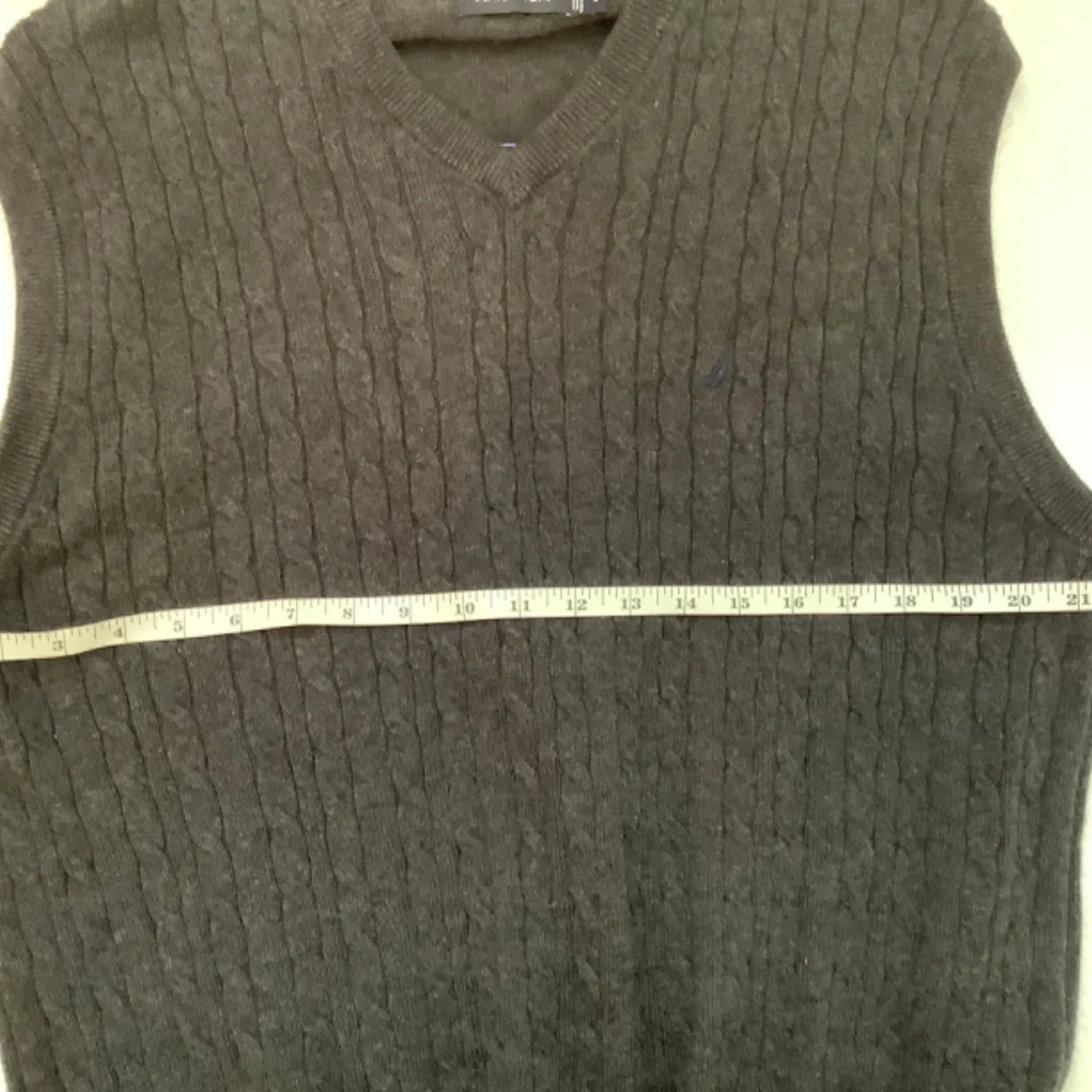 Nautica Mens Dark Gray Vest‎ ECU